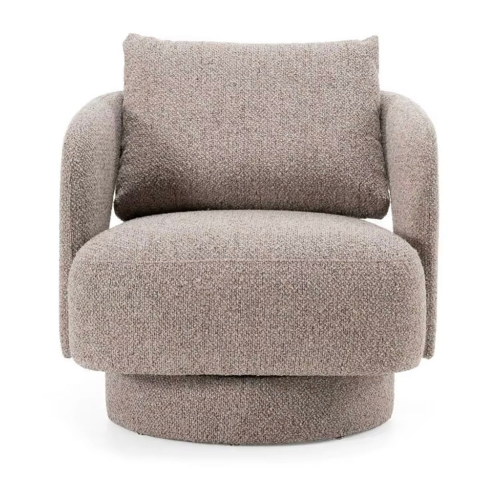 Luxury Swivel Barrel Accent Chair