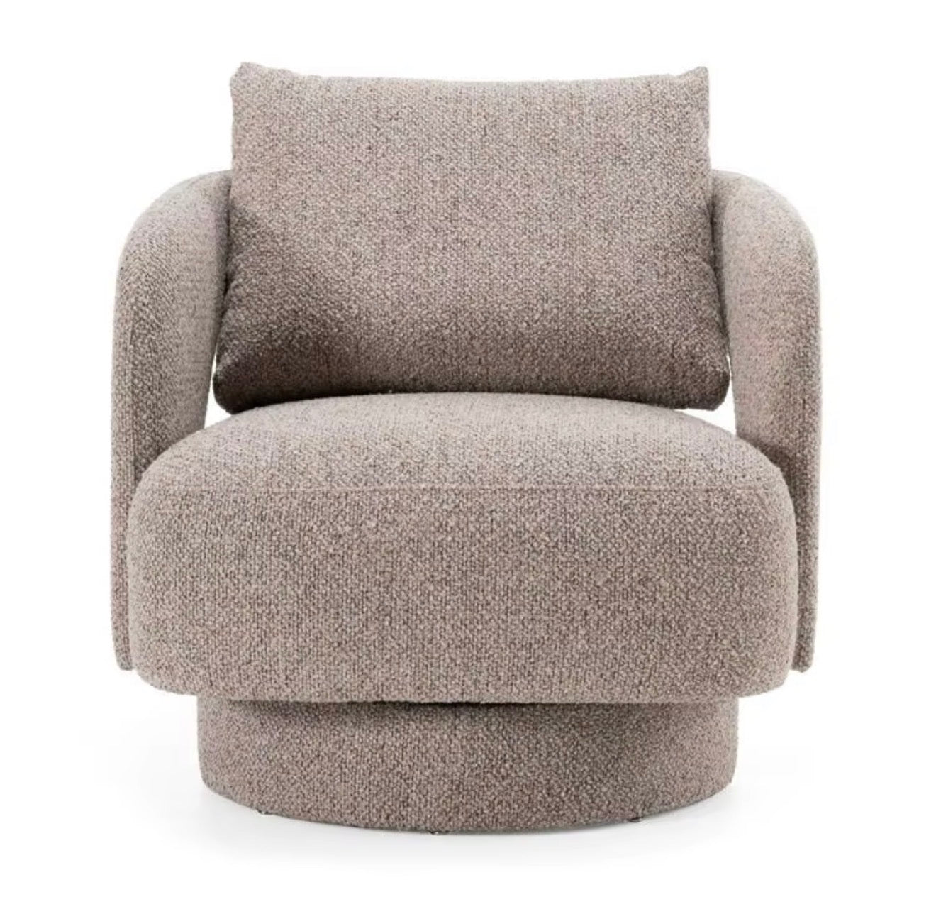 Luxury Swivel Barrel Accent Chair