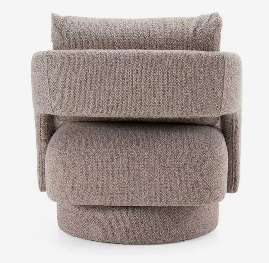 Luxury Swivel Barrel Accent Chair