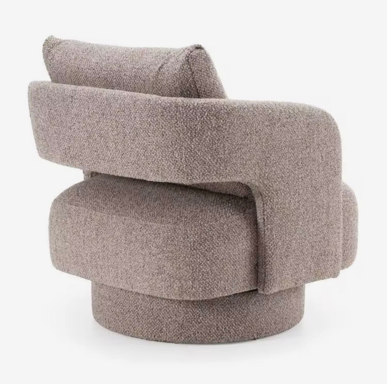 Luxury Swivel Barrel Accent Chair