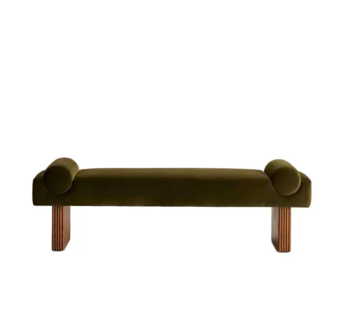 Luna Sculptural Upholstered Bench