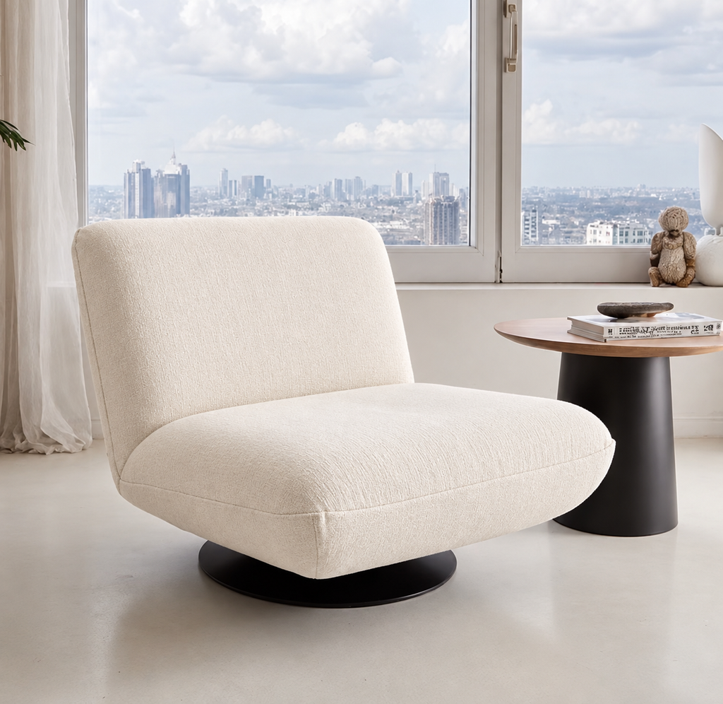 Luxury Swivel Lounge Chair – Multiple Colours